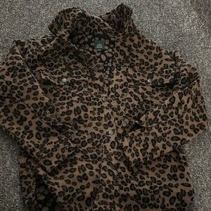 Wild Fable Leopard Print Jacket
